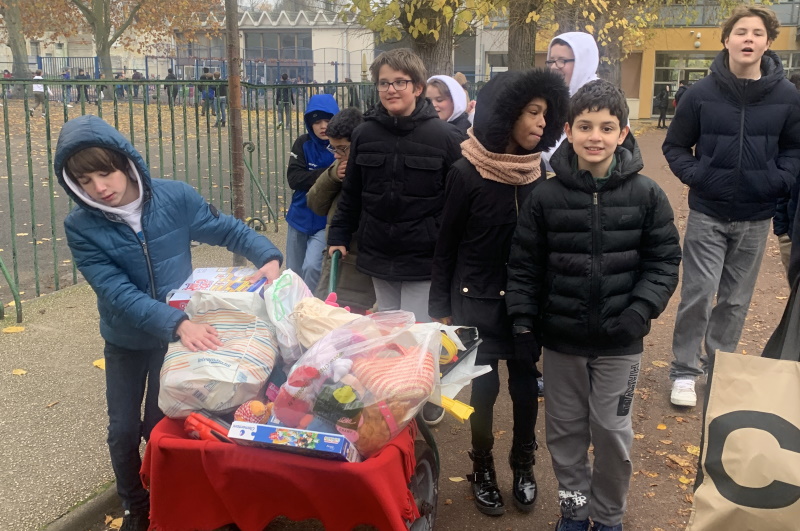 Visuel : Collecte de Nol au profit des enfants du CCAF de Chelles 