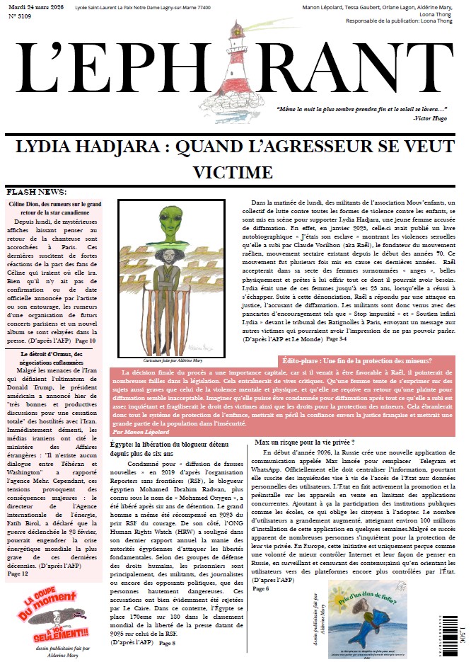 Visuel : Concours de Unes 2025